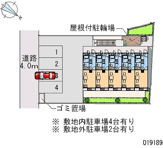 ★手数料０円★岸和田市藤井町　月極駐車場（LP）